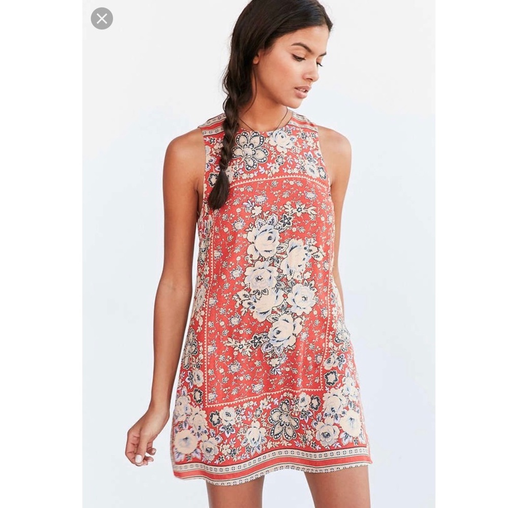 UO Ecoté Guinevere Open Back Frock Dress